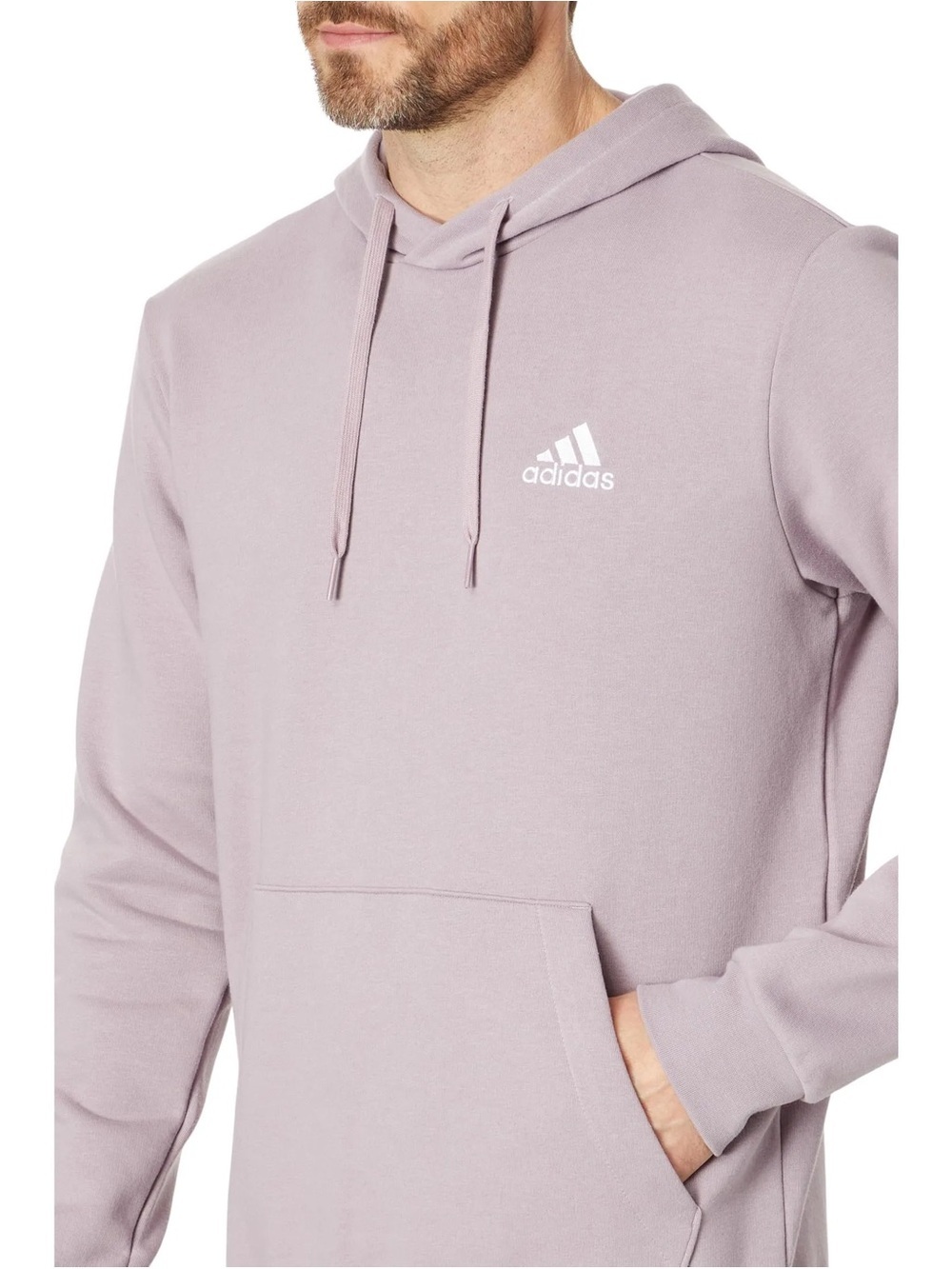Adidas Men's Feel Cozy Pullover Hoodie Size Medium in Purple